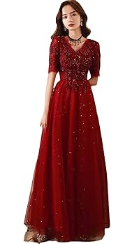 Amazon.co.jp: ドレス 大人 ピアノ 発表会 ワインレッド 妊婦
